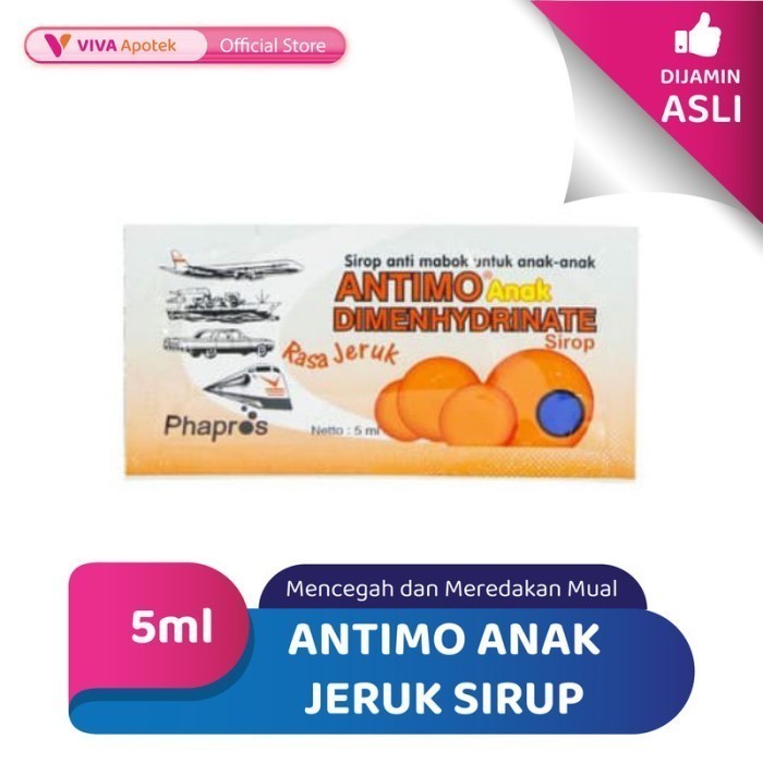 Antimo Anak Syr Jeruk Sachet 5Ml