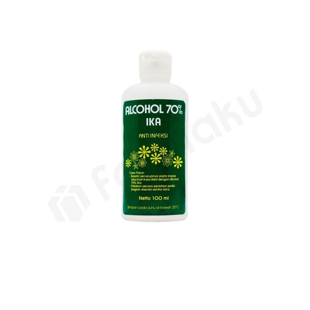 Alkohol 70% Ika 100 ml - Cairan Antiseptik untuk Luka