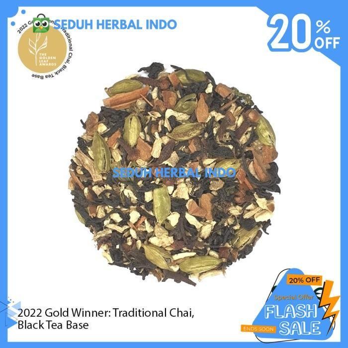 

MASALA CHAI TEA BLEND - BLACK TEA WITH SPICES AND STEVIA 15 GRAM