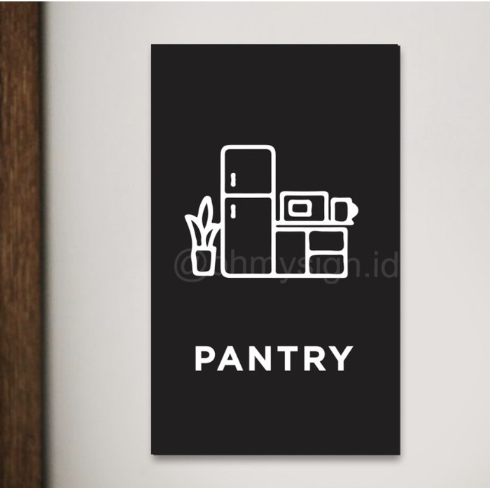 

Murah SIGN AKRILIK PANTRY PRINTED | AKRILIK SIGNAGE | LABEL PAPAN SIGN Keren