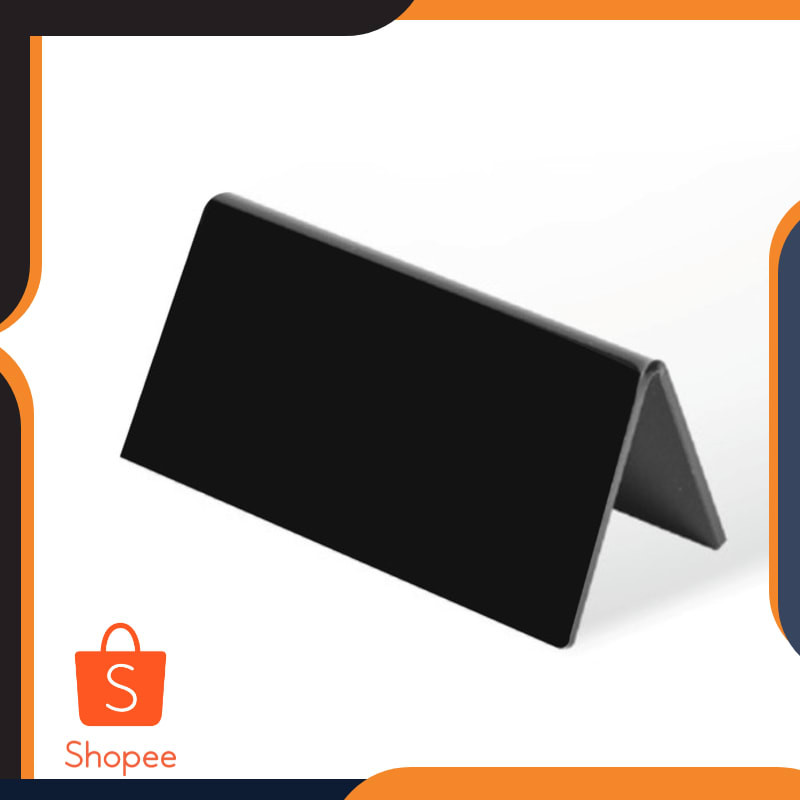 

Promo JUDUL ROTI / SIGN COFFEESHOP / NAMA ROTI / AKRILIK HARGA / AKRILIK HARGA PRODUCT/ ACRYLIC PRICE TAG / LABEL NAMA/ LABEL SIGNAGE MEJA - Hitam Elegan