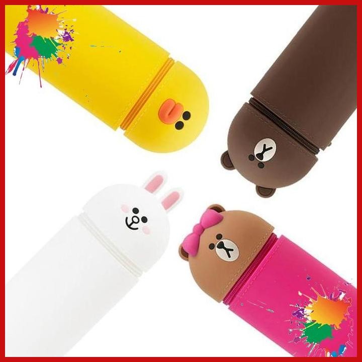 

(SBJJ) TEMPAT PENSIL DAN ALAT TULIS SILICONE DUA FUNGSI PEN HOLDER VS SMIGGLE