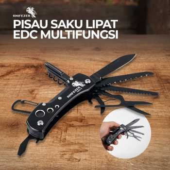 KNIFEZER Pisau Swiss Army Pocket Knife EDC Multifungsi