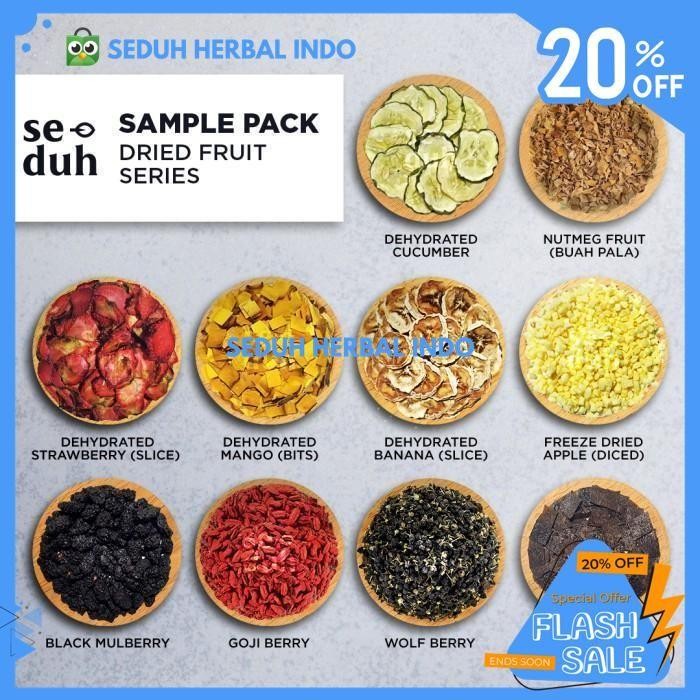 

FULL SET SAMPLE PACK - DRIED FRUIT SERIES TERJAMIN BEST