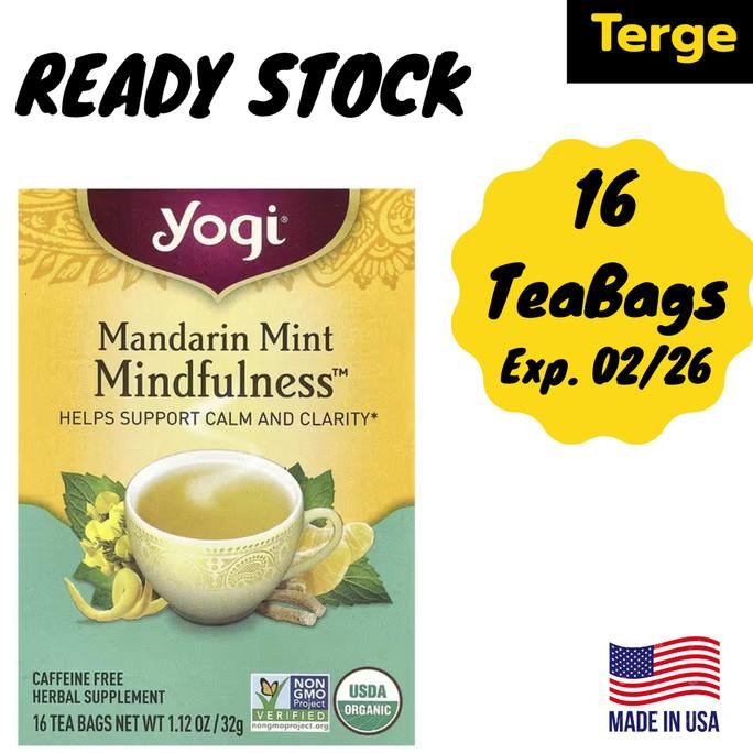 

Yogi Tea Teh Kesehatan Herbal Organik 16 tea bags