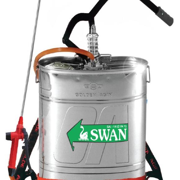Sprayer SWAN Stainless 2in1 Manual Elektrik 14 Liter Tangki Semprotan Tani SA14 2in1 SA 14 Stenlis