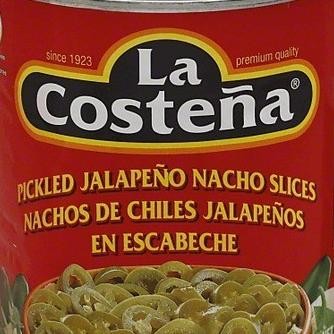 

Sale La Costena Piled Jalapeno Nacho Slices - 2.8Kg Can, Rp. 96/Gr
