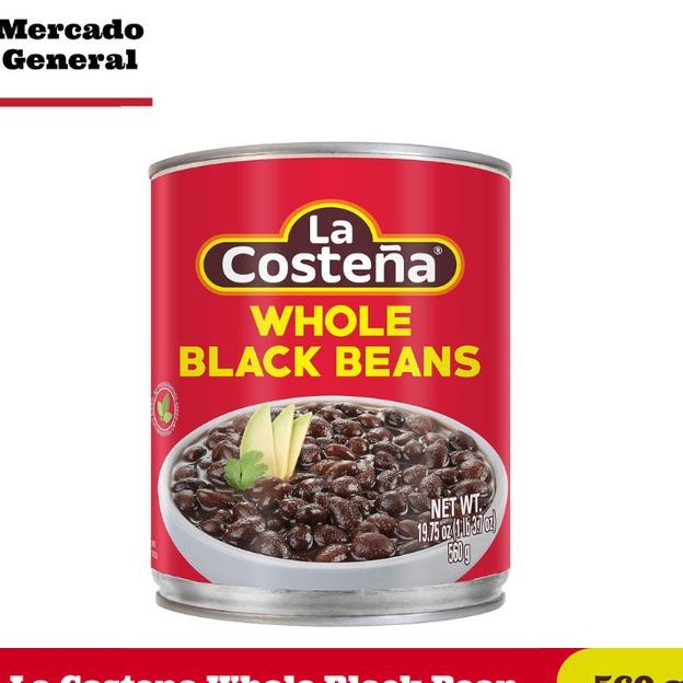 

La Costena Whole Bla Bean 560 gram - Kacang Hitam
