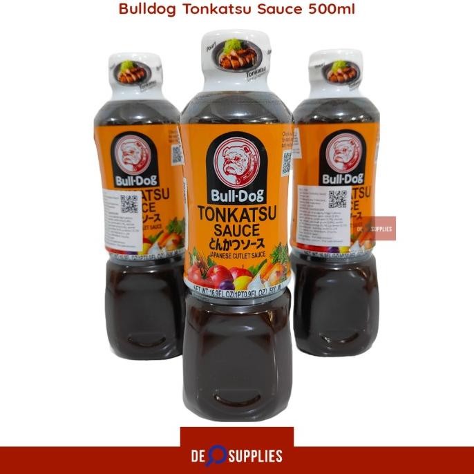 

Bulldog Tonkatsu Sauce 500ml - Saus Bull-Dog Katsu Okonomi Takoyaki