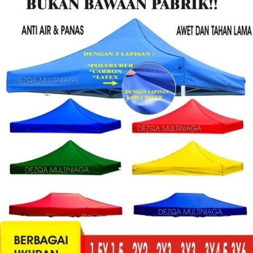 Kain/Terpal Atap Tenda Lipat 3X3