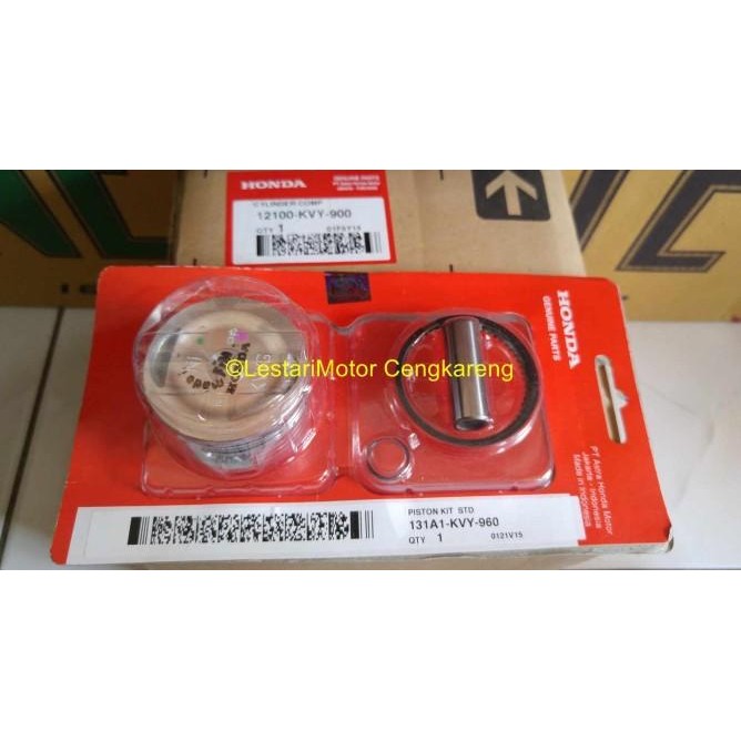 Blok Seher / Blok Mesin Scoopy Karburator Original Honda ( Komplit )