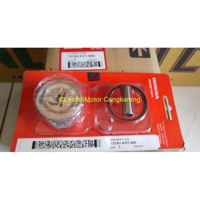 Blok Seher / Blok Mesin Scoopy Karburator Orinal Honda ( Komplit )