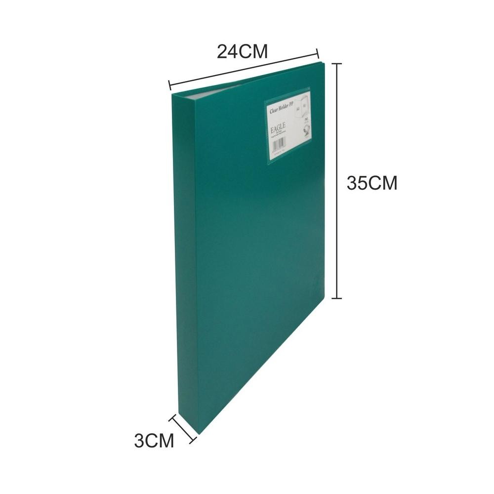 

TERMURAH Dokumen Keeper / Clear Holder / Document Keeper / Display Book Solid EAGLE E 323 F4 (FOLIO) 60 Pocket fx-4
