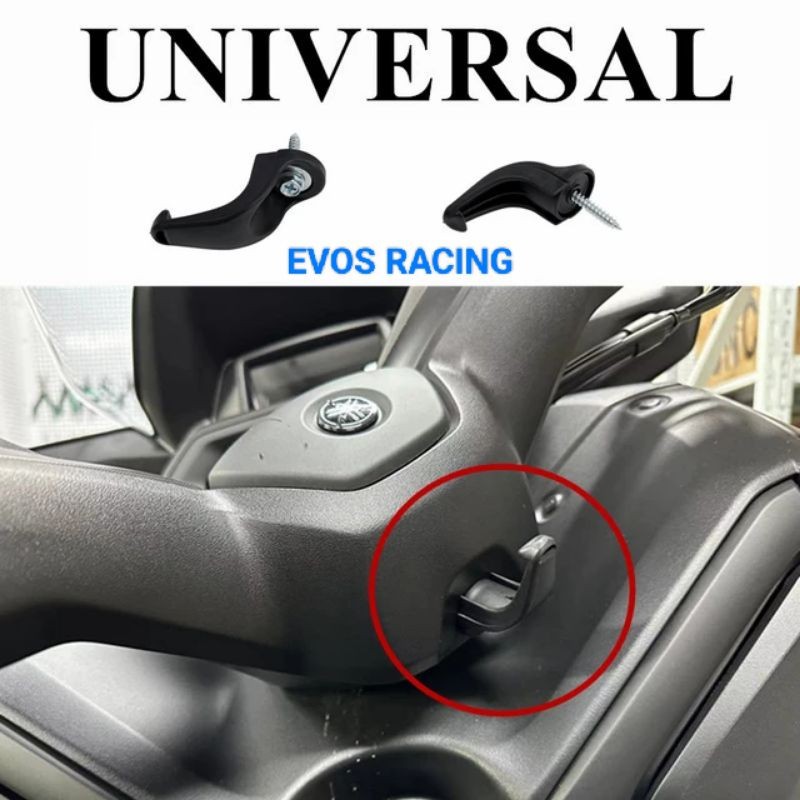 Gantungan barang motor helm Nmax Mio Universal motor