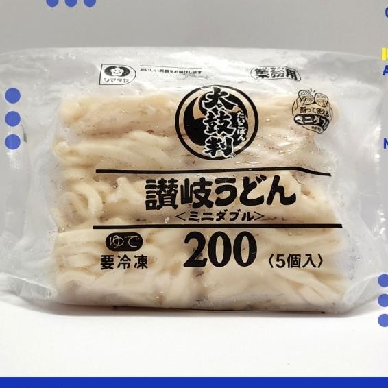 

Udon Frozen Shimadaya 1Kg / 5Pcs - Taikoban Sanuki E Basah