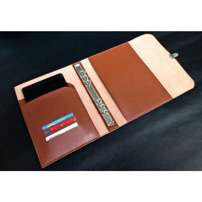 

BISA COD COVER BINDER A5 RING 6 SEMINAR KIT COVER BINDER COVER BINDER KULIT ASLI IMITASI PREMIUM IK69