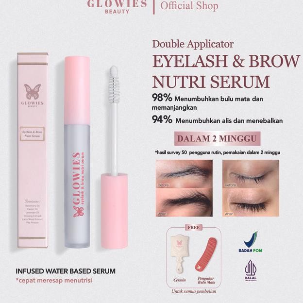 Glowies Serum Bulu Mata & Alis | Glowies Beauty