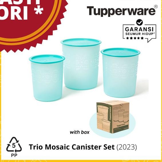 Toples Kue Lebaran Canister Set Tupperware