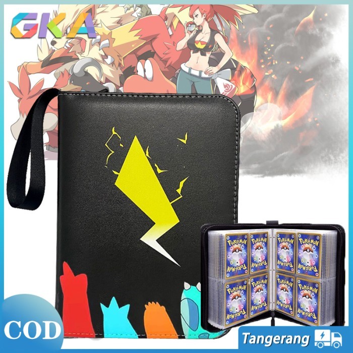 Ready Pokemon Card Album 400 pcs-Buku Album Holder Kartu Game Pokemon