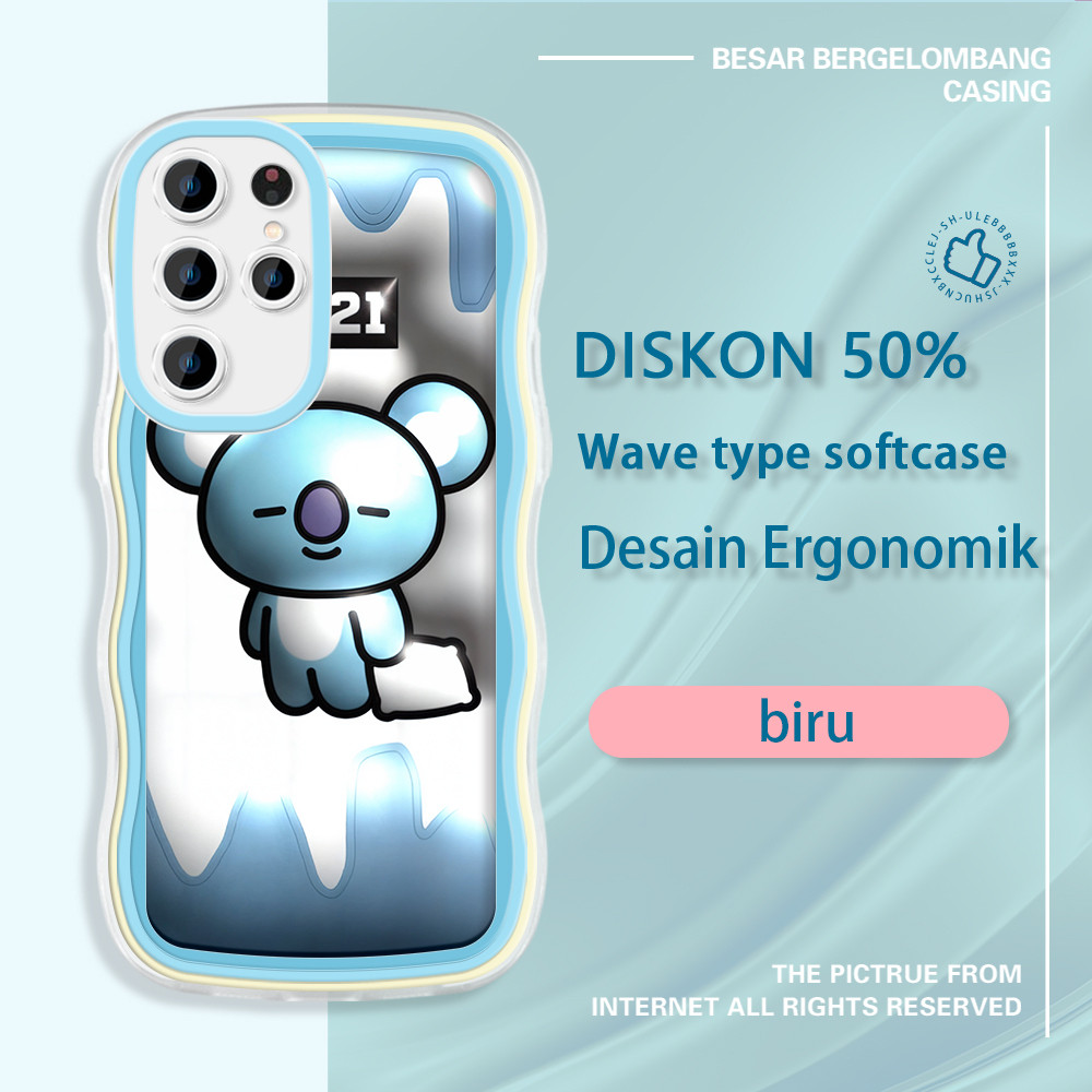 jinsouwe Samsung A71 S20 PLUS S21 FE Note 10 20 Plus S22 ULTRA 5G  Casing Ponsel  BT21 Baby KOYA 3D 