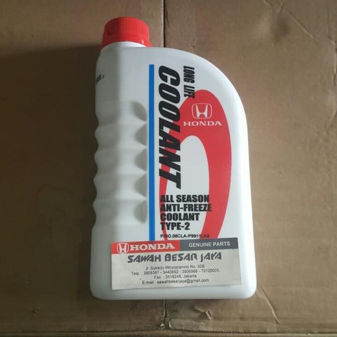 LONG LIFE COOLANT ANTI FREEZE CAIRAN RADIATOR TYPE 2 MOBIL HONDA TERBAIK