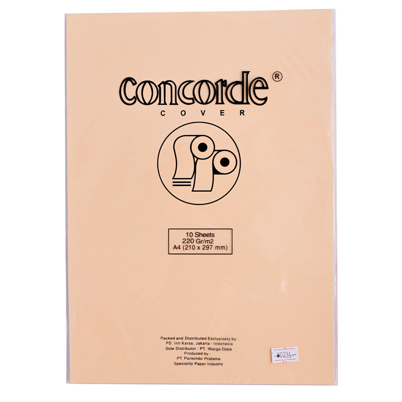 

Gramedia Cirebon - CONCORDE COVER A4 CREAM 80236