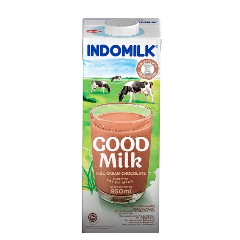 

INDOMILK Susu UHT Full Cream Cokelat 950 ml