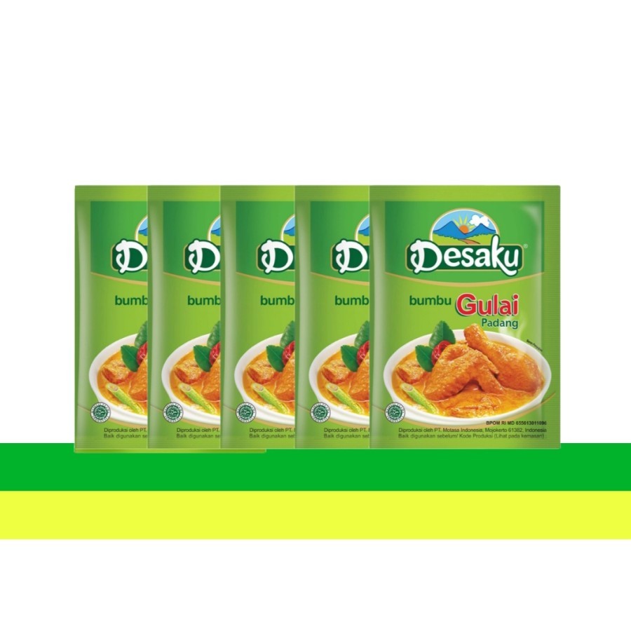 

Desaku Bumbu Instan Gulai Padang 12.5 g × 5 pcs