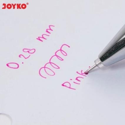 

Big Sale!!! Color Gel Pulpen Joyko GPC-325 iTech3 1 Set 8 Warna 0.28 mm Hemat