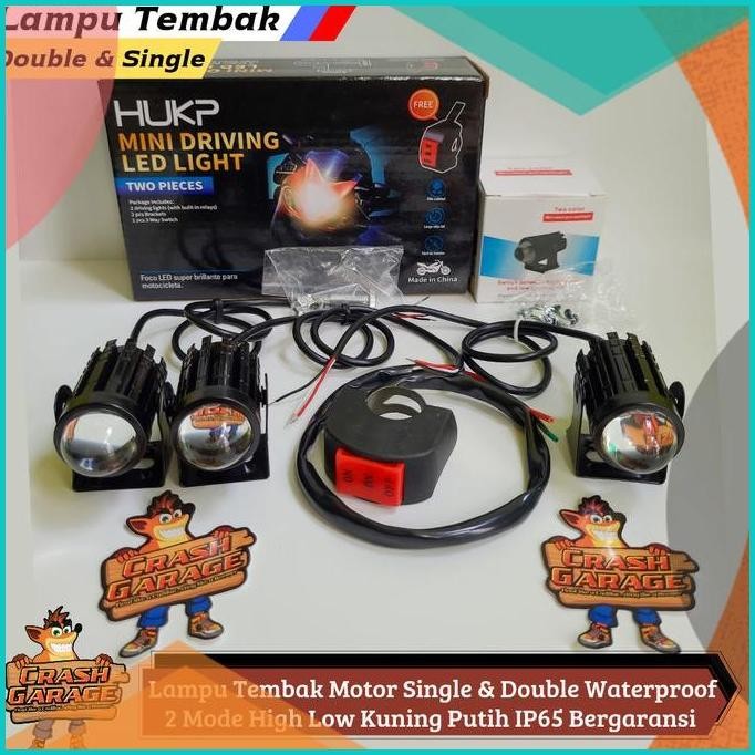 Lampu Tembak Sorot Led Laser Motor 2 Warna Waterproof Tembus Kabut 14