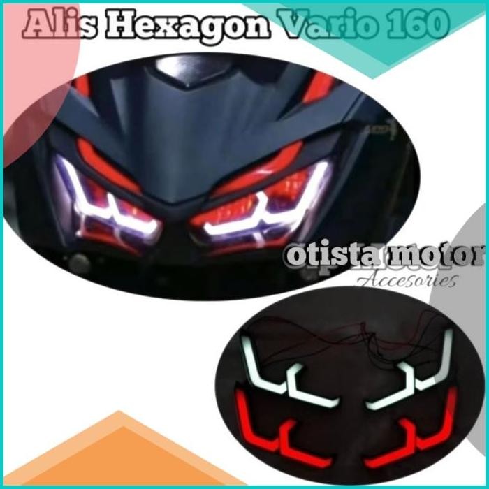 LAMPU ALIS LAZY HEXAGAON VARIO 160 LAZY  HEXA VARIO 160 CBS ABS 140BZ