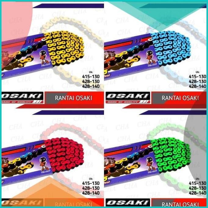 Rantai Motor OSAKI Warna 415 428 Rantai Sepeda Motor Warna  140BZ4 ac