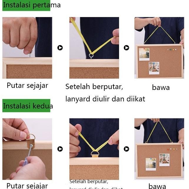

XCT-2328 (TERMURAH) MDF Board Mading kamar aesthetic 30x40 / 40x60 / 50x80 / 60x 100 dekorasi meja belajar Premium
