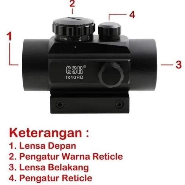 Hot Sale Redot 1x40 Rd Red Dot Busnell Laser Redot Redot Scope Barry Teleskop Bushnell Reddot 1x40 G