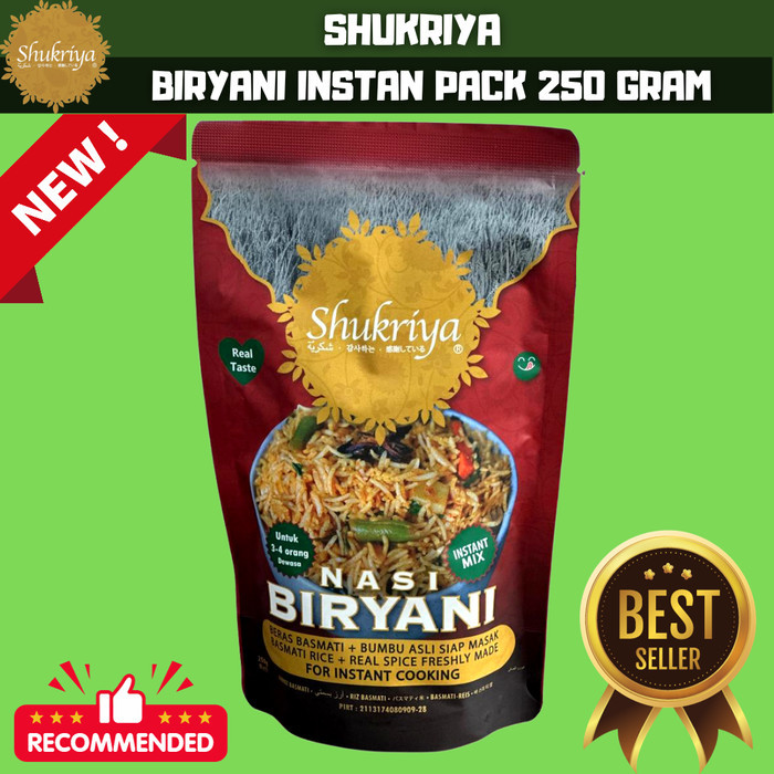 

Sale Shukriya Nasi Instan Siap Masak