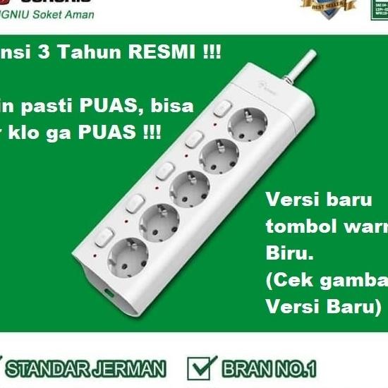 Gongniu Stop Kontak 5 Lubang Multi Switch G3050