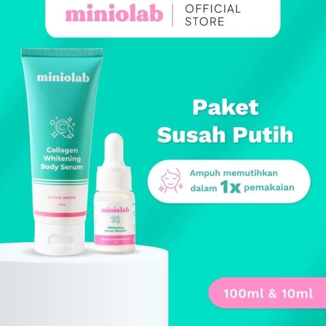 PAKET Collagen Whitening Body Serum - Collagen Whitening Body Serum  Whitening Serum Booster -  MINI