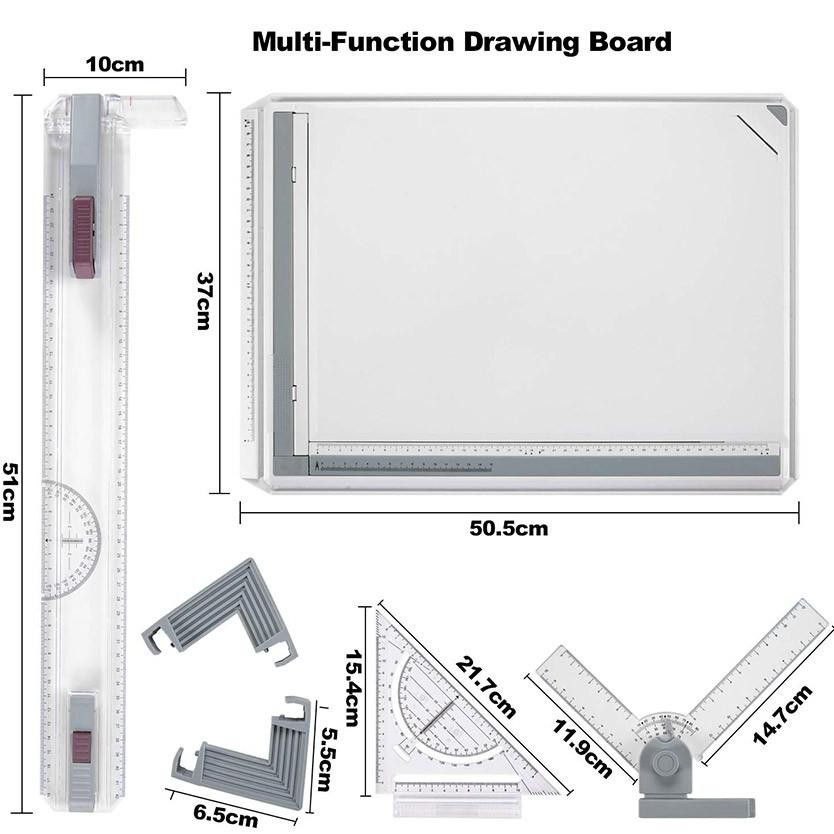 

Buku Gambar & Sketsa Terpercaya Meja Gambar Arsitek A3 Professional Drawing Board A3 Free Rotrin Isograph Rapido Promo