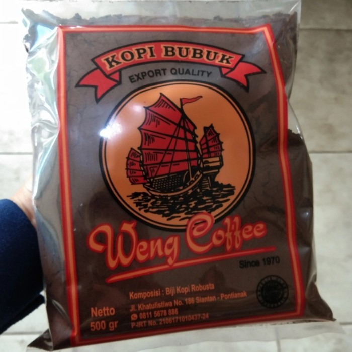 

Weng Coffee / Kopi Bubuk Khas Pontianak Kopi Robusta / Kopi Legendaris