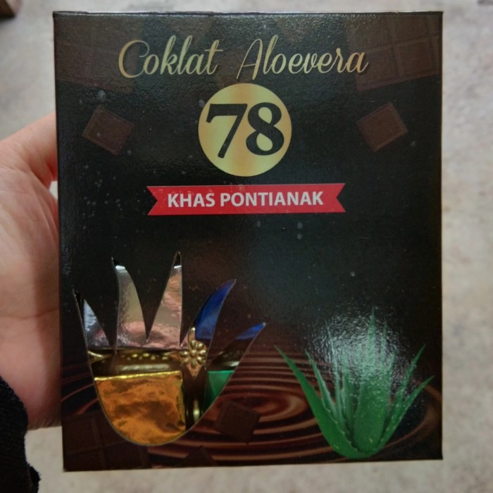 

Coklat Aloevera 78 Khas Pontianak / Cokelat Lidah Buaya Kalbar