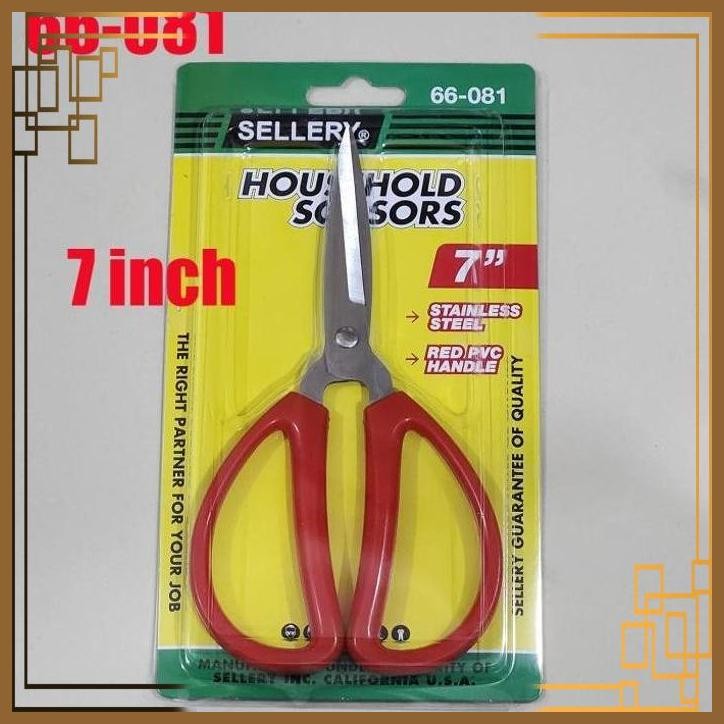 

[WGL] sellery 66-081 gunting serbaguna 7 inch scissor kertas kain dus 7