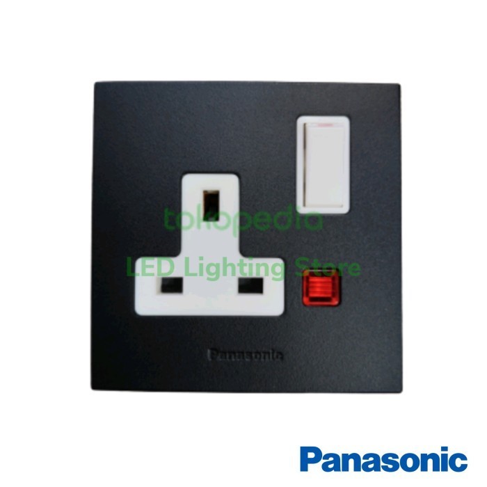 PANASONIC Stop Kontak AC Hitam WBSJ1214B