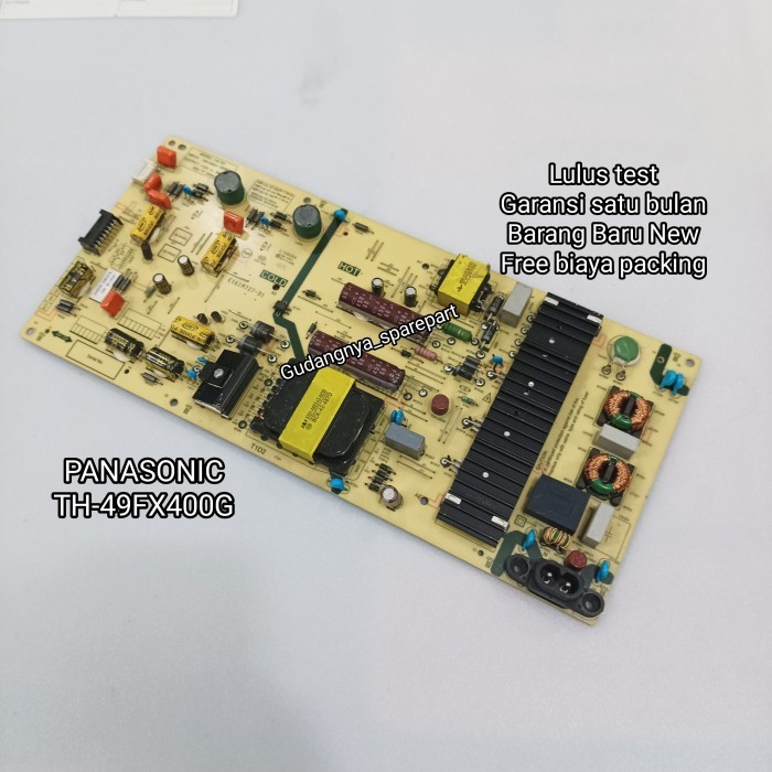 psu regulator panasonic th-49fx400g power supply th 49fx400g mesin tv
