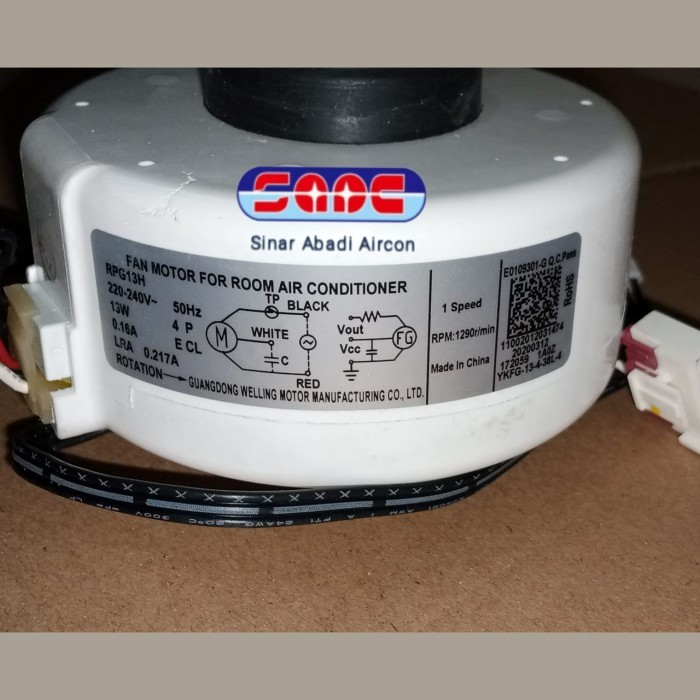 Motor Fan Indoor AC Panasonic ZV5UKP