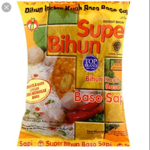 

Super bihun kuah baso sapi 5 pcs