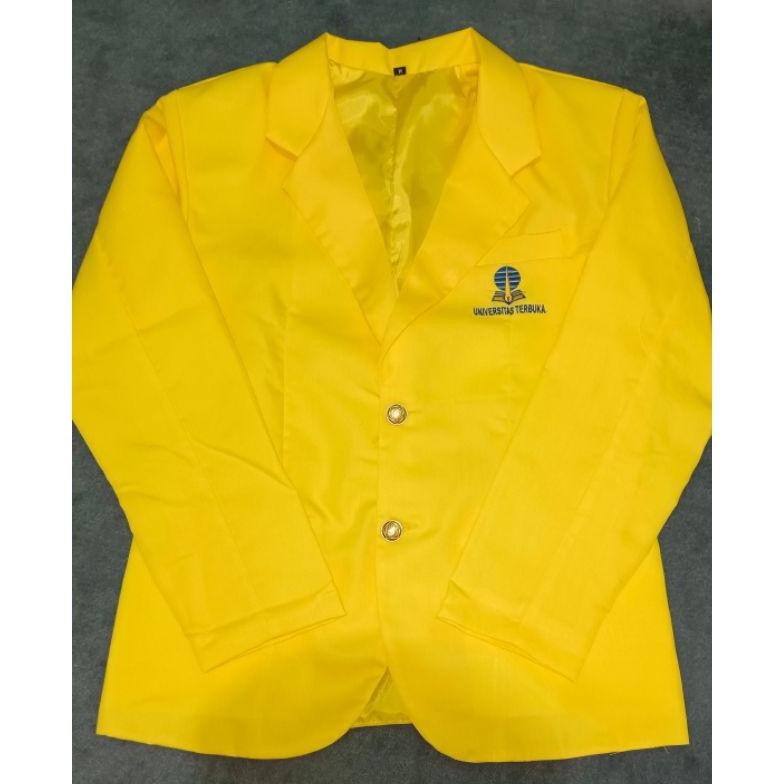PROMO JAS ALMAMATER UT UNIVERSITAS TERBUKA ALMET UT KUNING READY STOCK ALMET UT ORI un-123