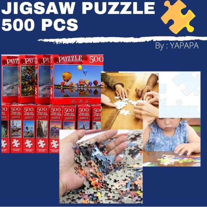 Jigsaw Puzzle 500 pcs - BEAUTY VILLAGE - paper puzzle dewasa
