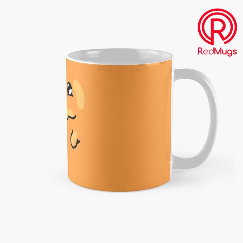 Mug Gelas All over SCP-999 "orange blob tickle monster" Classic Mug 310