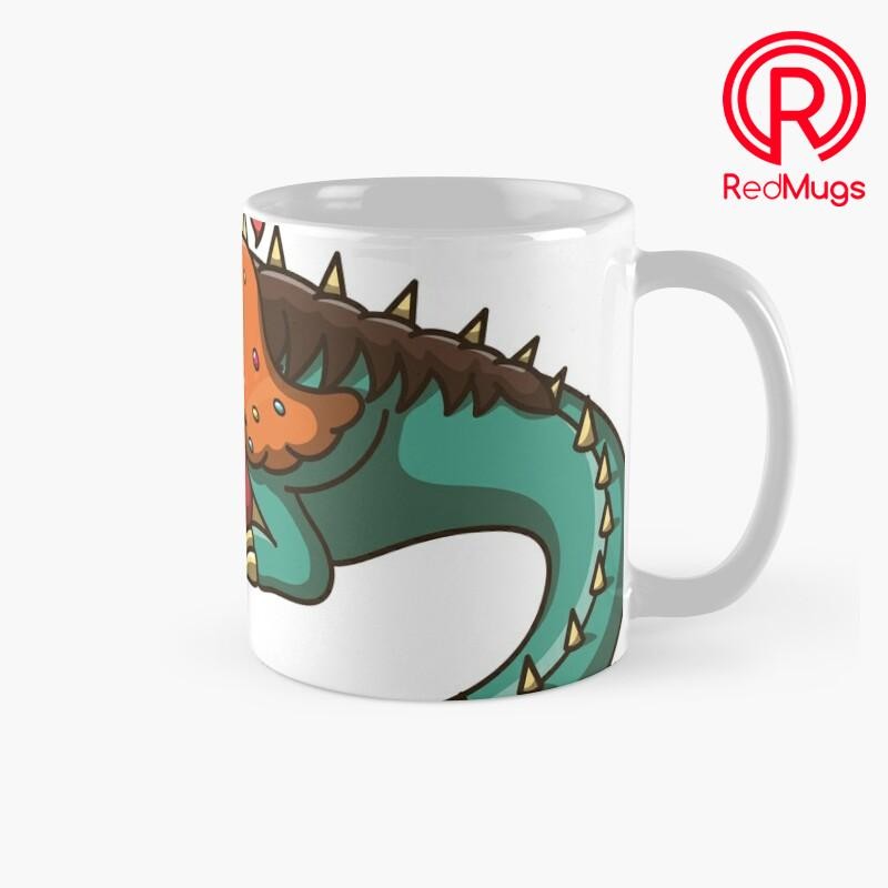 Mug Gelas Unlikely Friends - SCP 682 & 999 Classic Mug 327