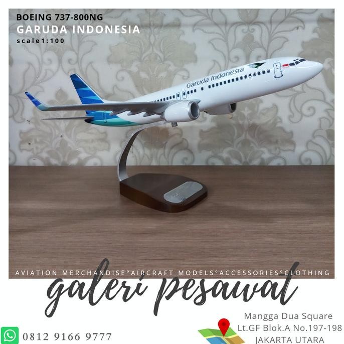 Miniatur Pesawat GARUDA INDONESIA B737-800NG